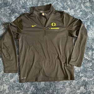 Oregon Duck Nike Dri-Fit Quarter Zip